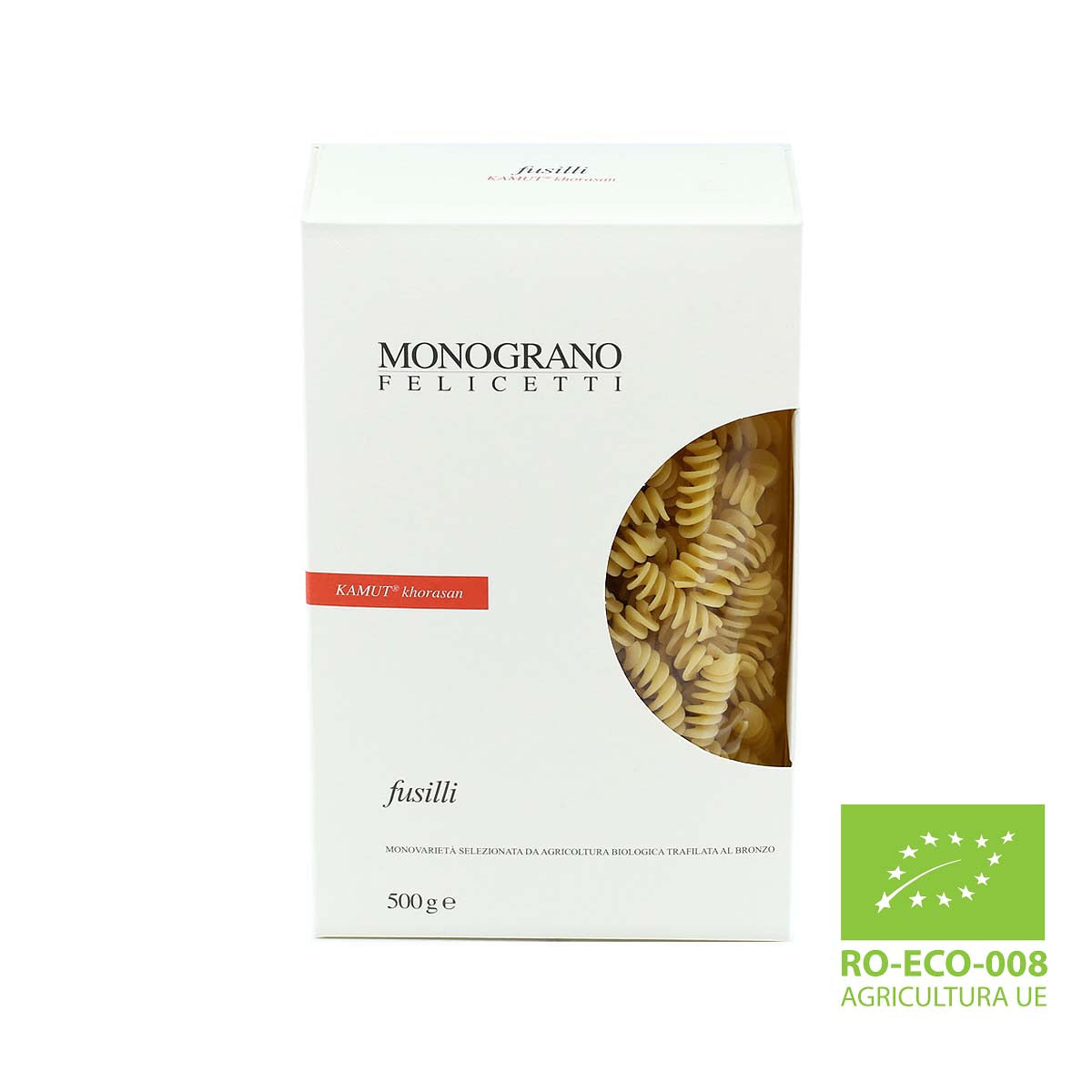 Monograno Felicetti Kamut Khorasan Fusilli Organic Pasta 500g (17.6oz) - Aster Premium
