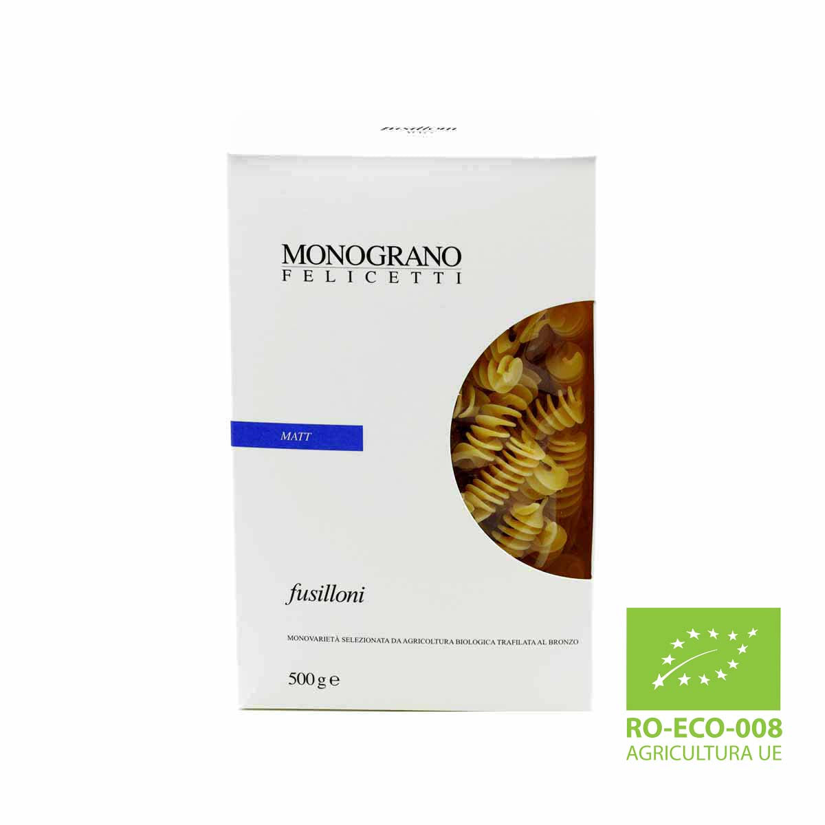 Monograno Felicetti Pasta - Fusilloni Organic Pasta 500g (17.6oz) - Aster Premium