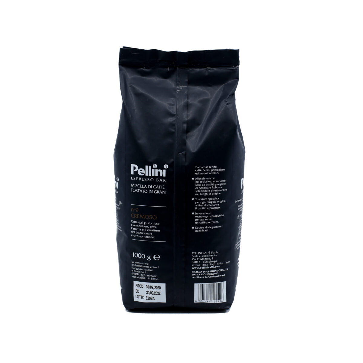 Pellini Cremoso Coffee Beans 1kg (35,3oz) - Aster Premium