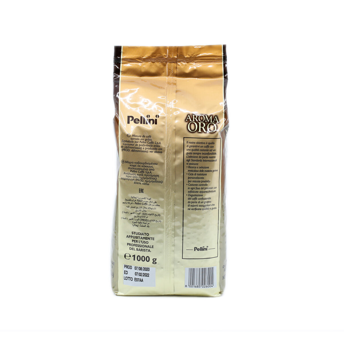 Pellini Aroma Oro Coffee Beans 1kg (35,3oz)