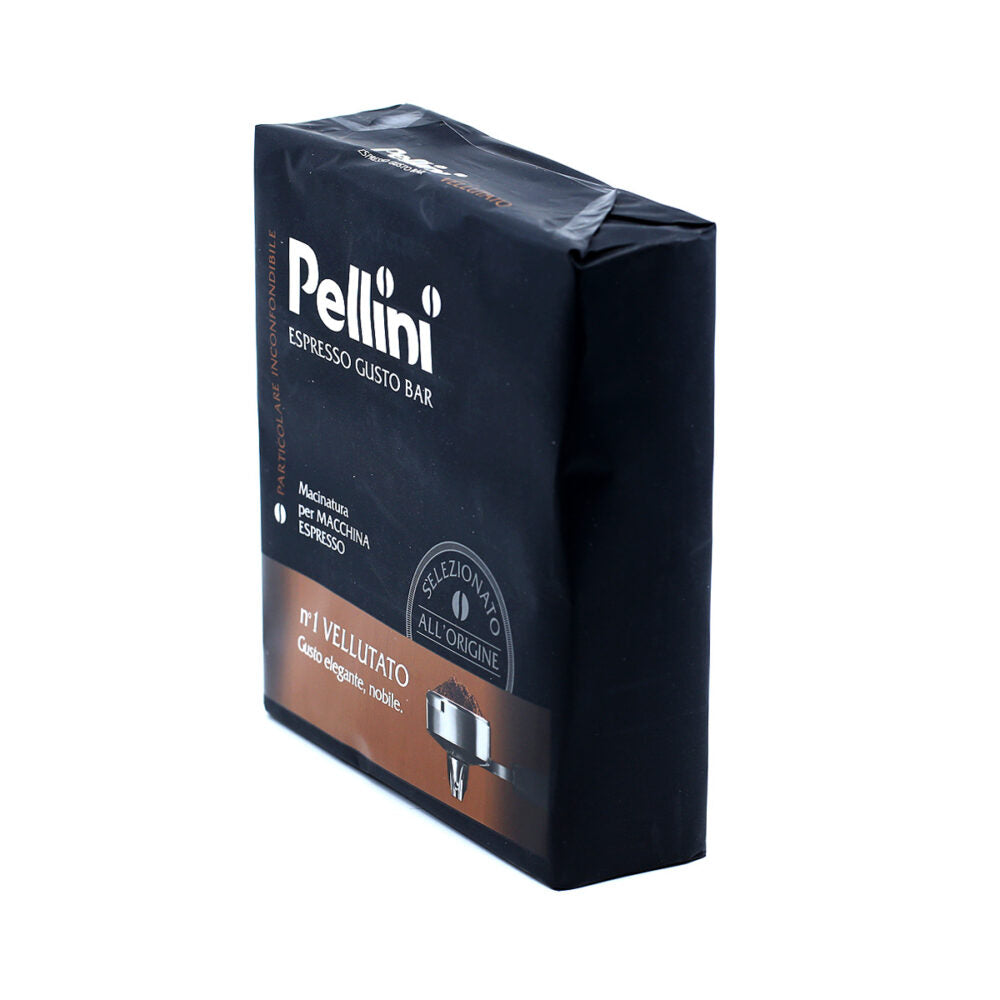 Pellini Gusto Bar Vellutato N.1 ground coffee 2x250gr (17.64oz) - Aster Premium